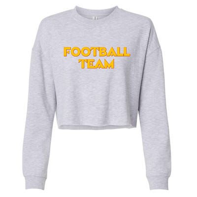 Generic Washington Football Team Logo Cropped Pullover Crew