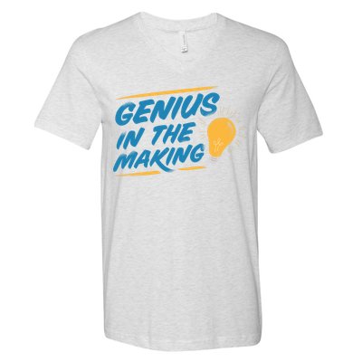 Genius In The Making V-Neck T-Shirt