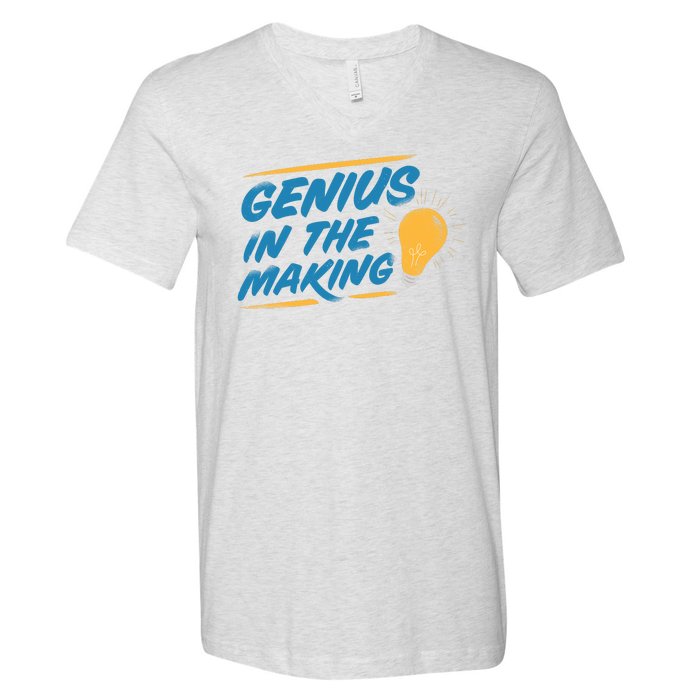 Genius In The Making V-Neck T-Shirt