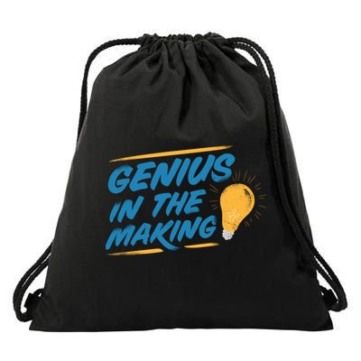 Genius In The Making Drawstring Bag