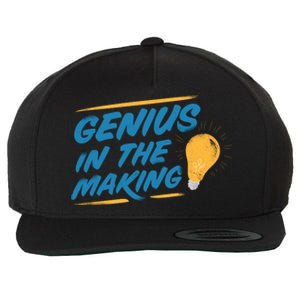 Genius In The Making Wool Snapback Cap