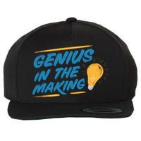 Genius In The Making Wool Snapback Cap