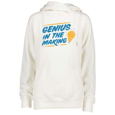 Genius In The Making Womens Funnel Neck Pullover Hood