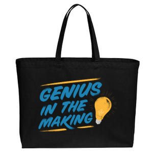 Genius In The Making Cotton Canvas Jumbo Tote