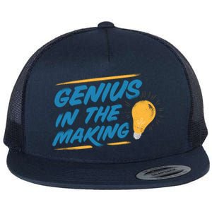 Genius In The Making Flat Bill Trucker Hat