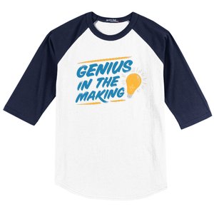 Genius In The Making Baseball Sleeve Shirt