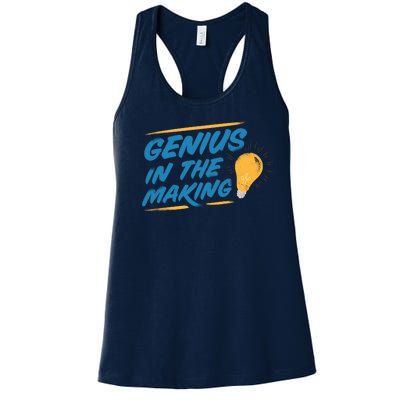 Genius In The Making Women's Racerback Tank