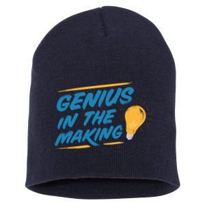 Genius In The Making Short Acrylic Beanie