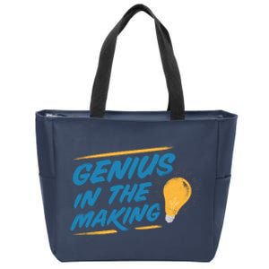 Genius In The Making Zip Tote Bag