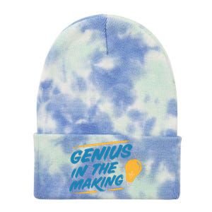 Genius In The Making Tie Dye 12in Knit Beanie