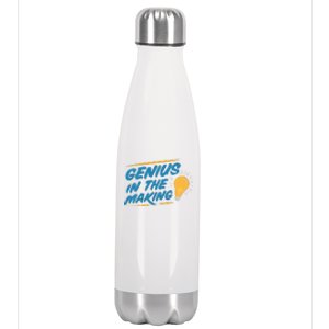 Genius In The Making Stainless Steel Insulated Water Bottle