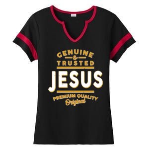 Genuine & Trusted Jesus Premium Quality Original Ladies Halftime Notch Neck Tee