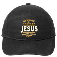 Genuine & Trusted Jesus Premium Quality Original 7-Panel Snapback Hat