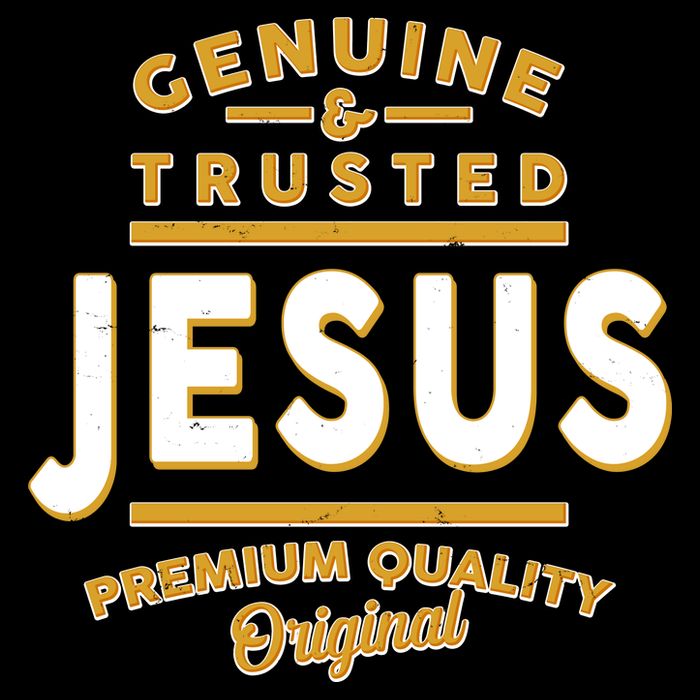 Genuine & Trusted Jesus Premium Quality Original 7-Panel Snapback Hat