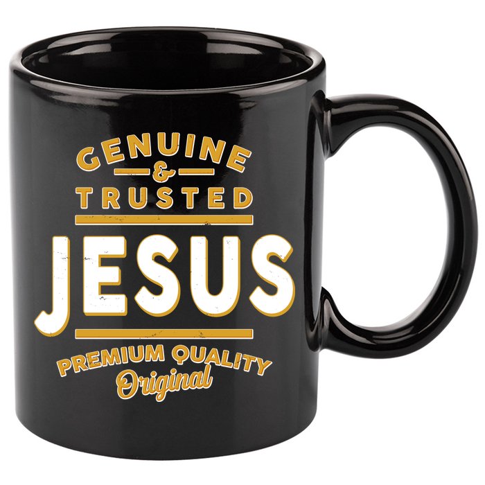 Genuine & Trusted Jesus Premium Quality Original 11oz C Handle Ceramic Mug