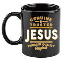 Genuine & Trusted Jesus Premium Quality Original 11oz C Handle Ceramic Mug