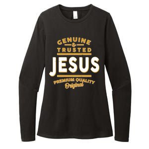 Genuine & Trusted Jesus Premium Quality Original Womens CVC Long Sleeve Shirt