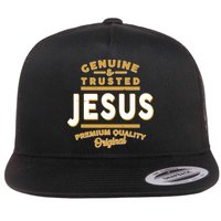 Genuine & Trusted Jesus Premium Quality Original Flatbill Hat