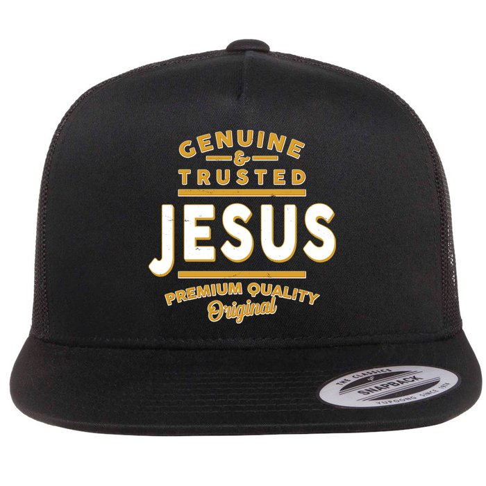 Genuine & Trusted Jesus Premium Quality Original Flatbill Hat