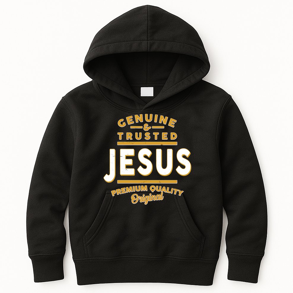 Genuine & Trusted Jesus Premium Quality Original Kids Hoodie