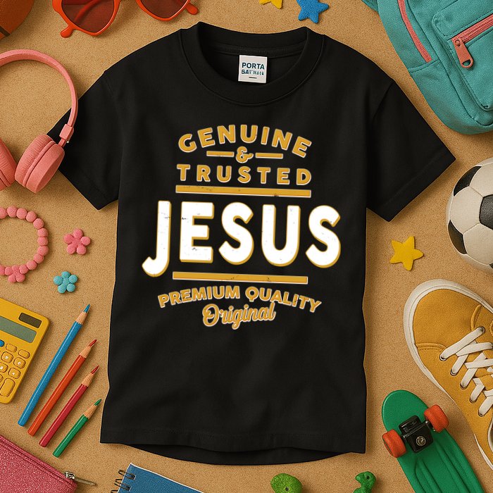 Genuine & Trusted Jesus Premium Quality Original Kids T-Shirt