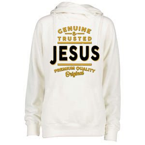 Genuine & Trusted Jesus Premium Quality Original Womens Funnel Neck Pullover Hood