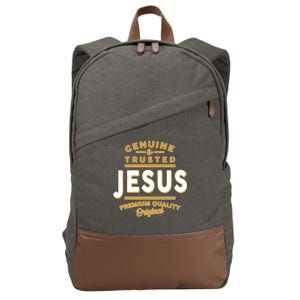 Genuine & Trusted Jesus Premium Quality Original Cotton Canvas Backpack