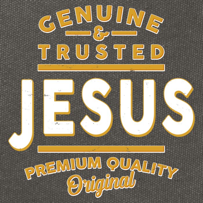Genuine & Trusted Jesus Premium Quality Original Cotton Canvas Backpack