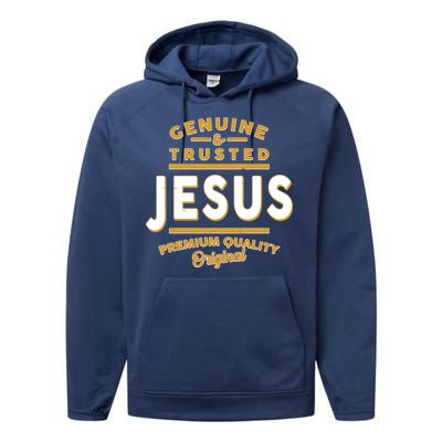 Genuine & Trusted Jesus Premium Quality Original Performance Fleece Hoodie