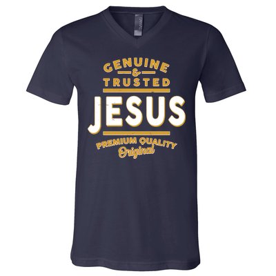 Genuine & Trusted Jesus Premium Quality Original V-Neck T-Shirt