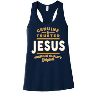 Genuine & Trusted Jesus Premium Quality Original Women's Racerback Tank