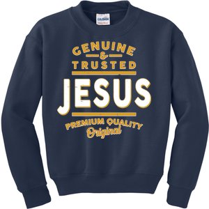 Genuine & Trusted Jesus Premium Quality Original Kids Sweatshirt