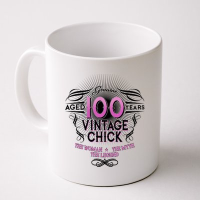 Genuine Aged 100 Years Vintage Chick 100th Birthday Coffee Mug