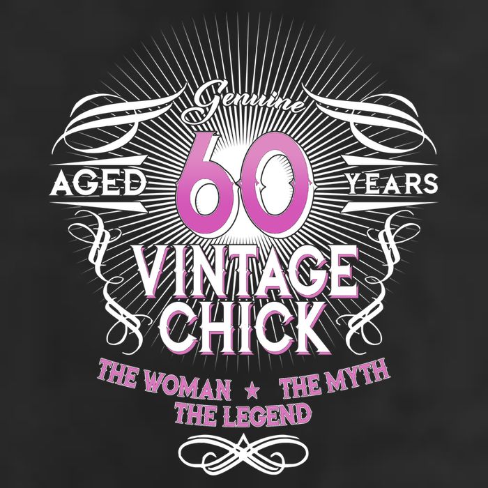 Genuine Aged 60 Years Vintage Chick 60th Birthday Beanie
