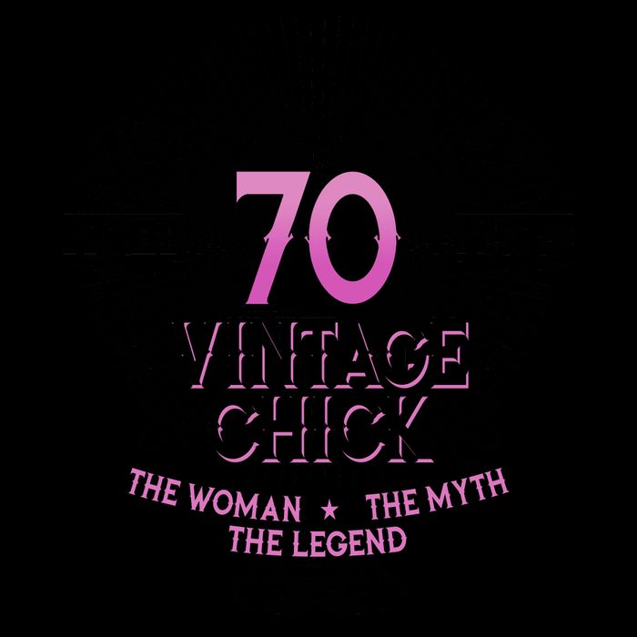 Genuine Aged 70 Years Vintage Chick 70th Birthday Mug
