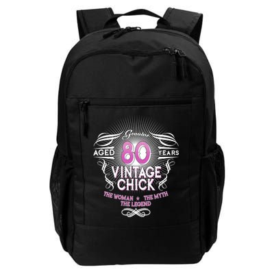 Genuine Aged 80 Years Vintage Chick 80th Birthday Backpack