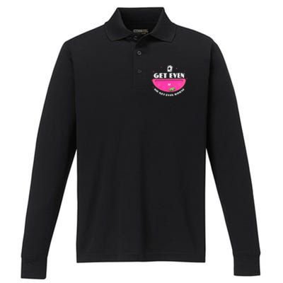 Get Even Or Get Even Worse Performance Long Sleeve Polo