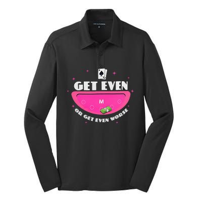 Get Even Or Get Even Worse Silk Touch Performance Long Sleeve Polo