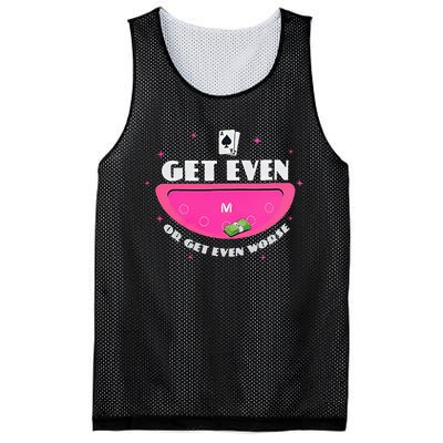 Get Even Or Get Even Worse Mesh Reversible Basketball Jersey Tank