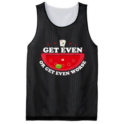 Get Even Or Get Even Worse Mesh Reversible Basketball Jersey Tank
