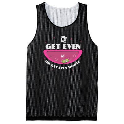 Get Even Or Get Even Worse Mesh Reversible Basketball Jersey Tank