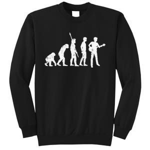 guitar evolution of a guitarist gift for guitar player Sweatshirt