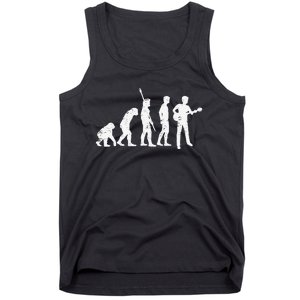 guitar evolution of a guitarist gift for guitar player Tank Top