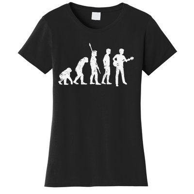 guitar evolution of a guitarist gift for guitar player Women's T-Shirt