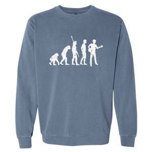 guitar evolution of a guitarist gift for guitar player Garment-Dyed Sweatshirt