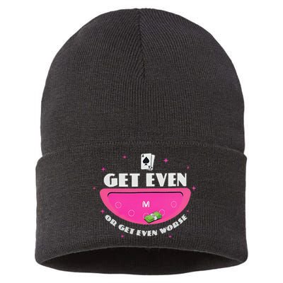 Get Even Or Get Even Worse Sustainable Knit Beanie