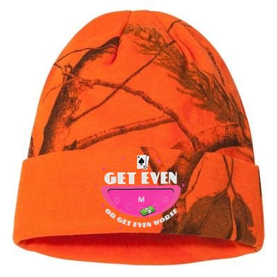 Get Even Or Get Even Worse Kati Licensed 12" Camo Beanie