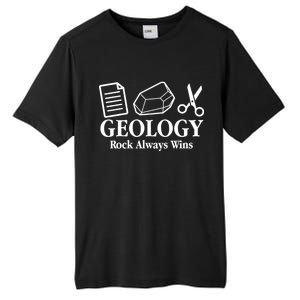 Geology Rock Always Wins Tall Fusion ChromaSoft Performance T-Shirt