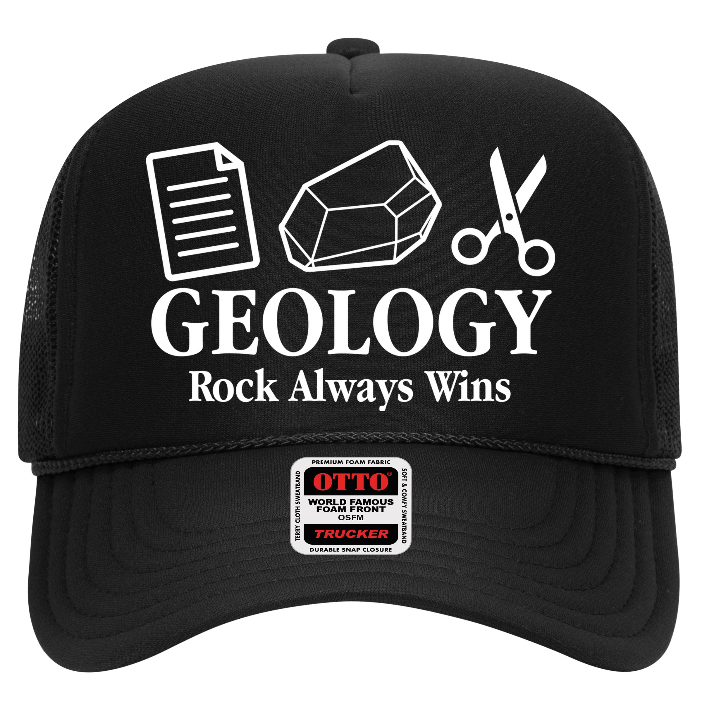 Geology Rock Always Wins Hat