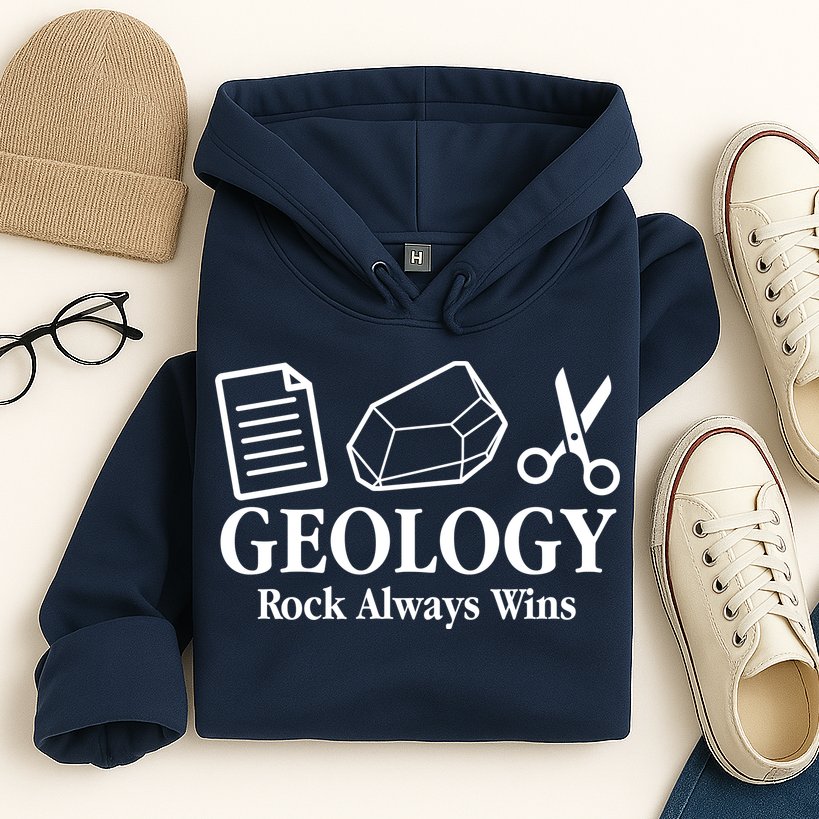 Geology Rock Always Wins Hoodie